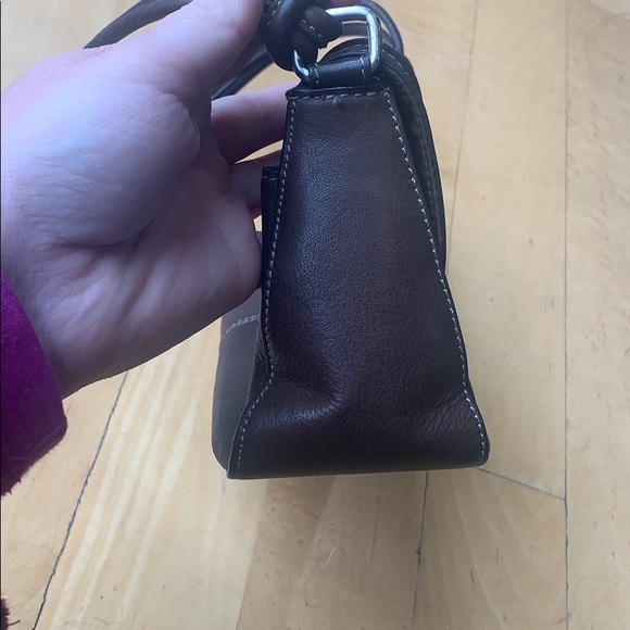 FOSSIL Brown Leather Shoulder Purse - Picture 9 of 14